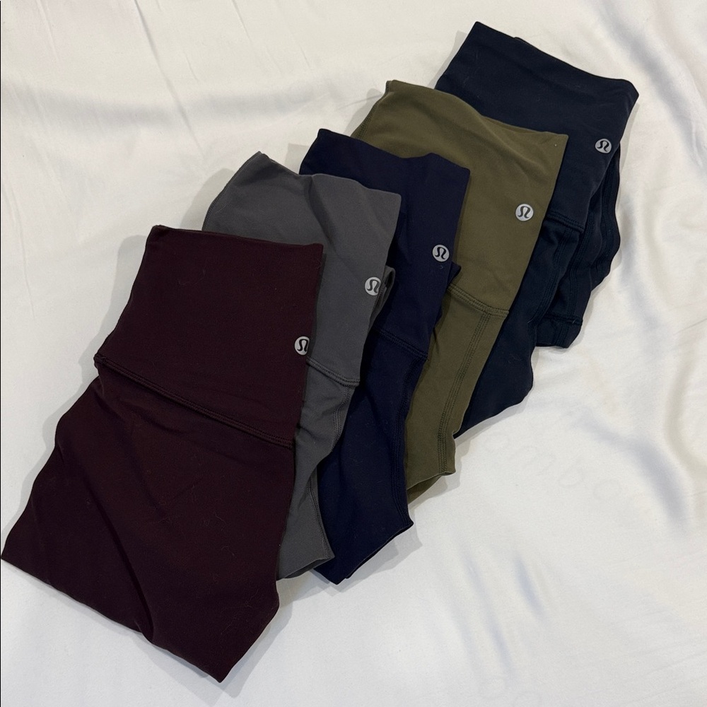 Lululemon Align Bundle Size 4 | 5 Pairs Neutral & Jewel Tones